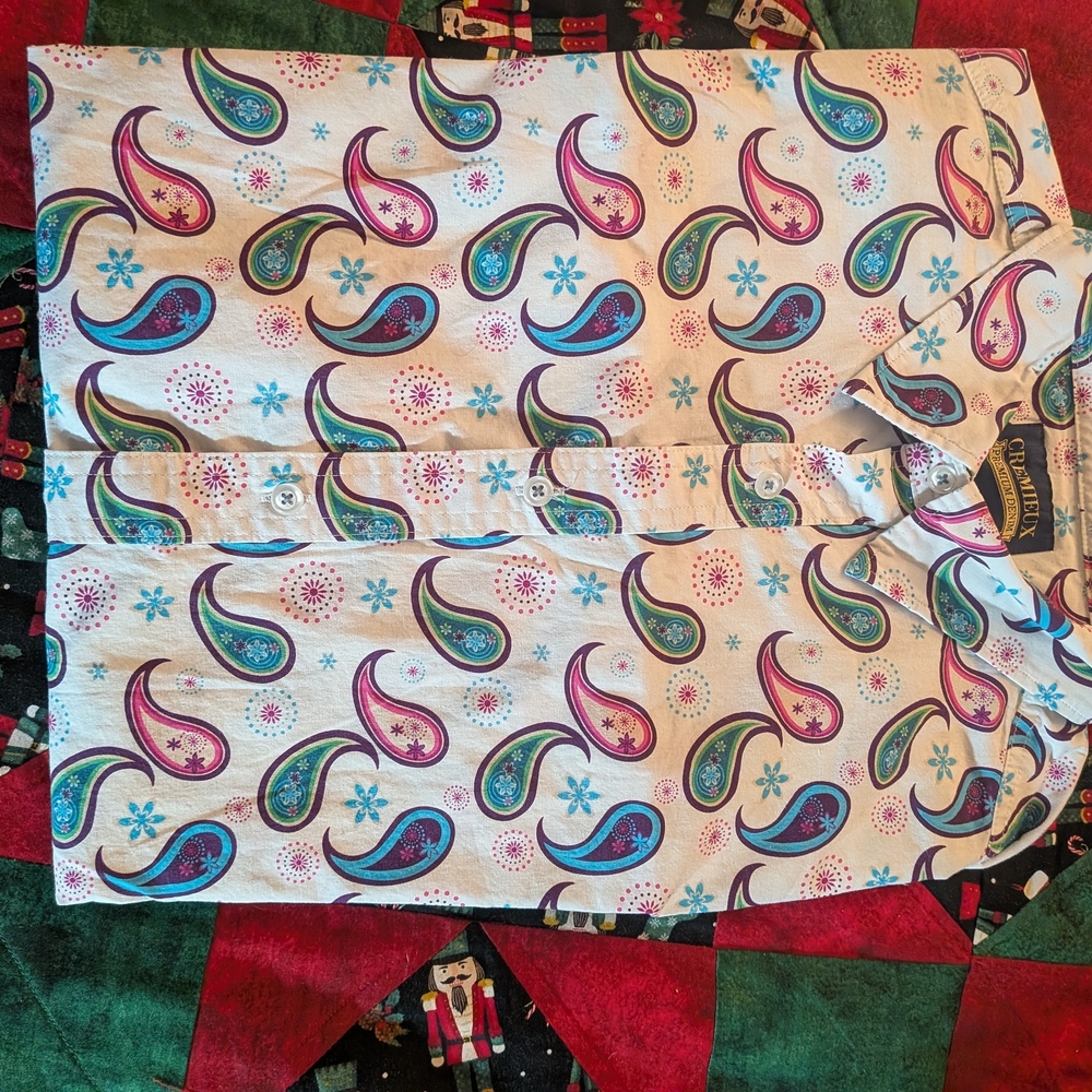 Daniel Cremieux Multicolor Paisley Shirt